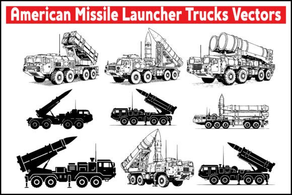 American Missile Launcher Trucks Vectors Review