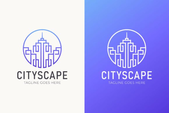 Cityscape Urban Skyline Logo: Premium Graphics and Logos for Modern Brands