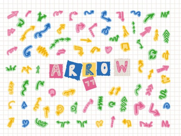 Creative Hand-Drawn Vector Arrow Graphics for Illustrations