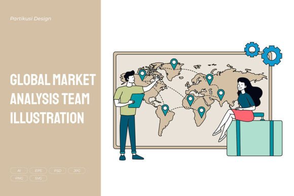 Global Market Analysis Team Illustration: A Review for Graphics Sellers