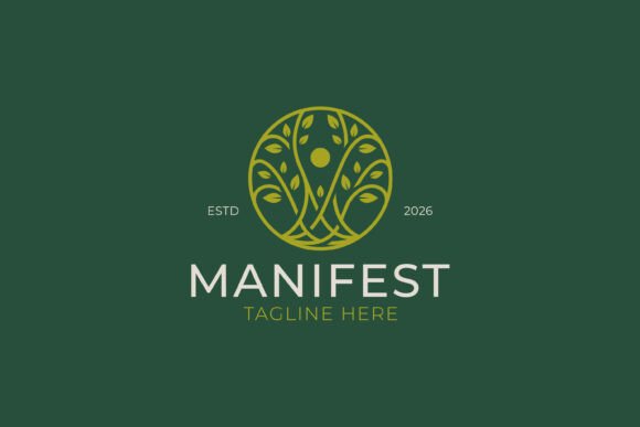 Manifest Abstract Tree Logo Nature: Premium Graphics and Logos
