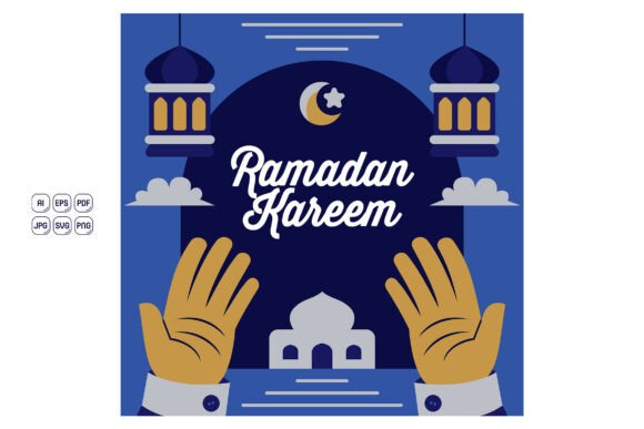 Ramadan Kareem Greeting Card 04: A Designer's Review of Graphics and Illustrations