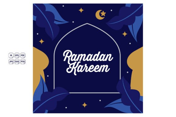Ramadan Kareem Greeting Card 05: Premium Graphics for Modern Illustrations