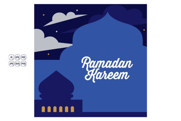 Ramadan Kareem Greeting Card 07: Premium Graphics & Illustrations for Local Brands